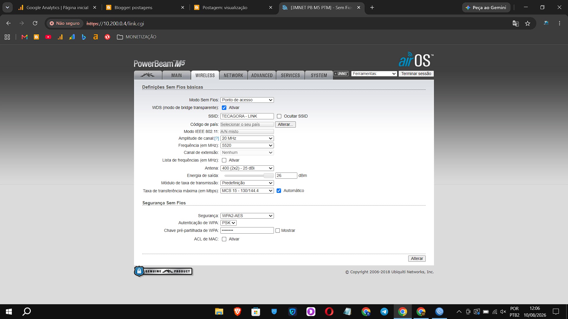 AP Como Configurar Antenas Ubiquiti em Modo AP e Estação