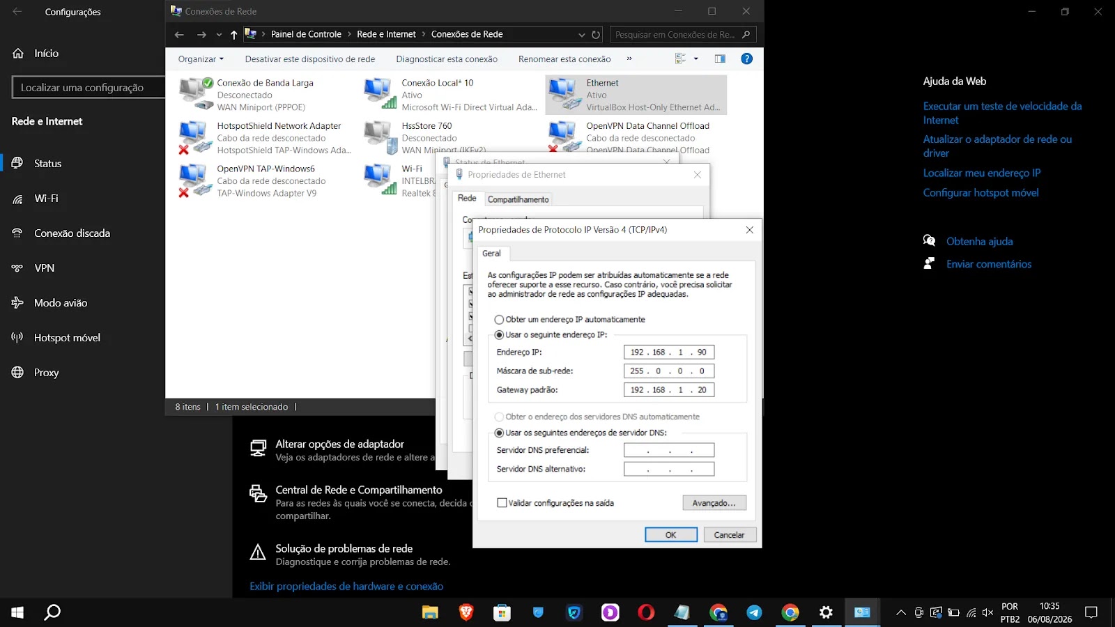Ip_Acesso_Antenas Como Configurar Antenas Ubiquiti em Modo AP e Estação