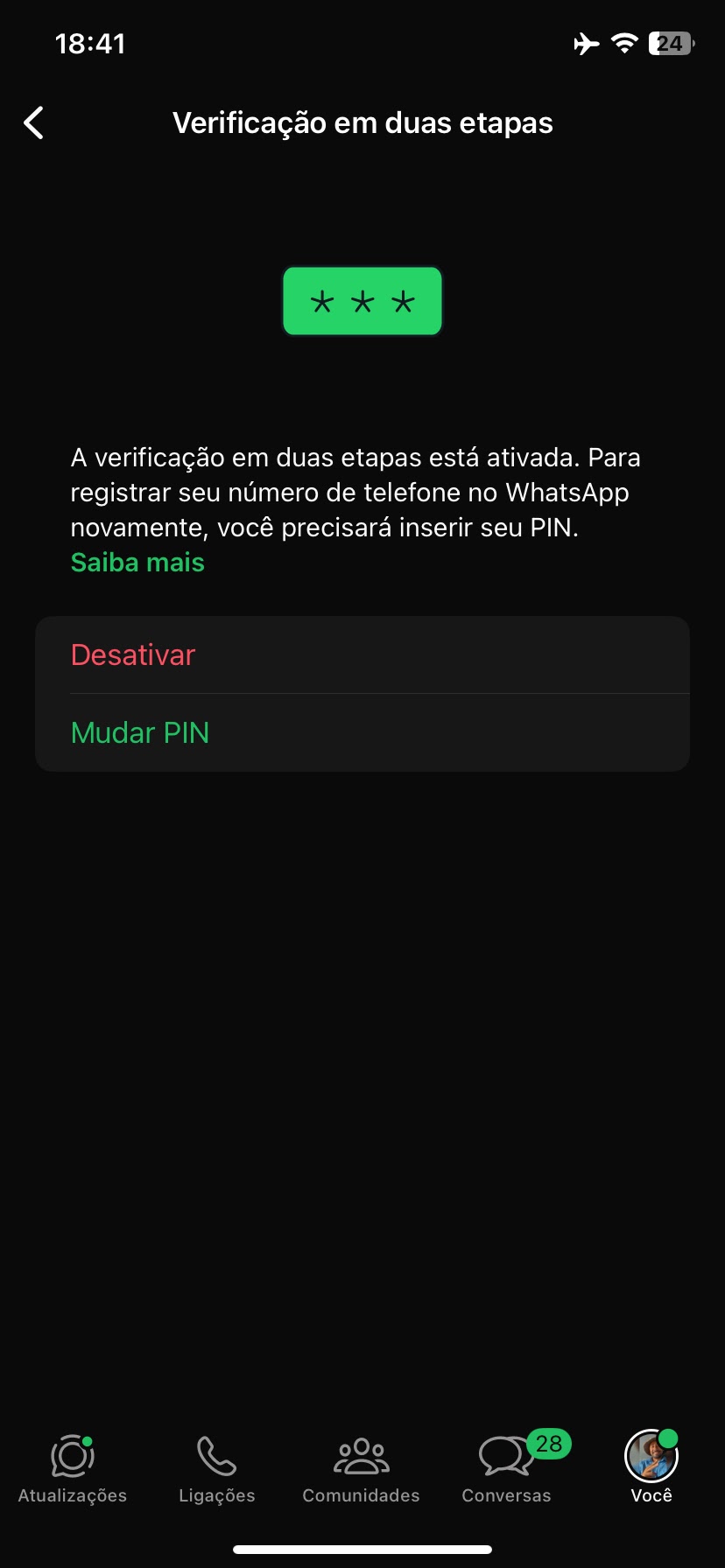 duas-etapas Como evitar que Clonem seu WhatsApp mesmo com seu Número