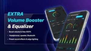 Aplicativo Extra Volume Booster para ajustar o volume do celular Android.